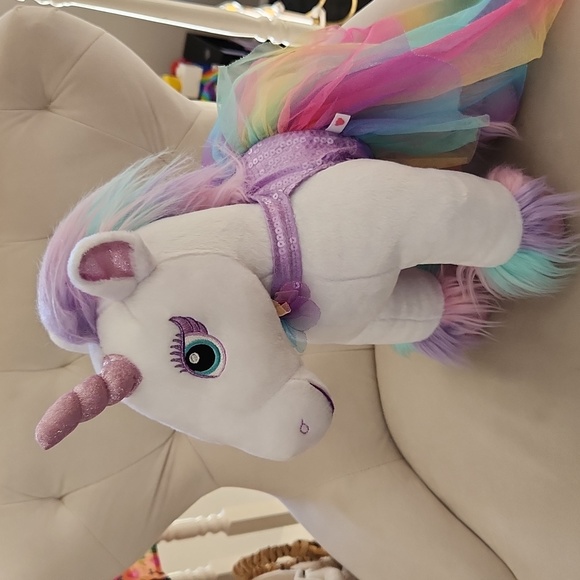 Build-a-Bear Beary Fairy Friends Unicorn w/ sequence dress 🦄 - Picture 5 of 6